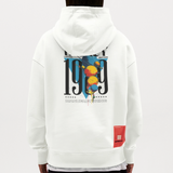 Aegirion, Planeten, 1st | Heavyweight Oversized Bio Hoodie, Unisex - OFF WHITE