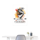 Eldamar, Schlange, 1st | Poster 60x90 cm - Weiß