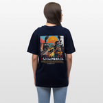 Morphean, Lokomotive, 1st | Essential, Relaxed Fit Unisex Bio T-Shirt - Navy