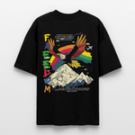 Susanoo, Adler, 1st | Blaster, Oversize Bio T-Shirt, Unisex - Schwarz