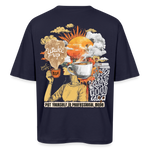 Artema, Kaffee, 1st | Breezy, Oversized Unisex T-Shirt - Navy