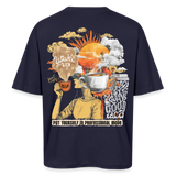 Artema, Kaffee, 1st | Breezy, Oversized Unisex T-Shirt - Navy