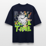 Ifrit, Uhr, 1st | Blaster, Oversize Bio T-Shirt, Unisex - Navy