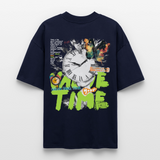 Ifrit, Uhr, 1st | Blaster, Oversize Bio T-Shirt, Unisex - Navy