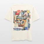 Seraphion, Gesichter, 1st | Essential, Relaxed Fit Unisex Bio T-Shirt - Naturweiß 