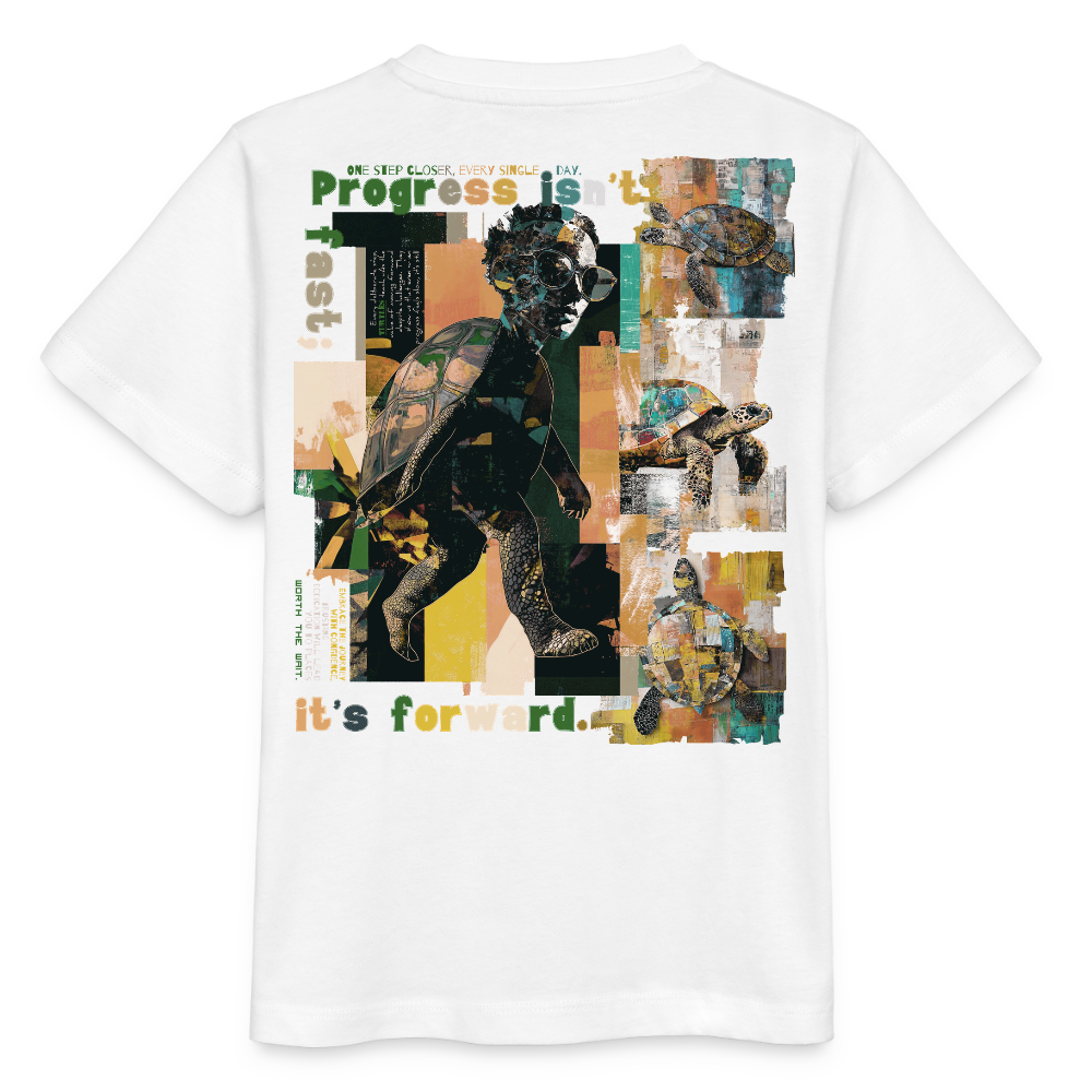 Xantherion, Schildkröte, 1st | Kinder Bio T-Shirt - Weiß