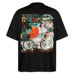 Eldrathis2, Fahrrad, 1st | Blaster, Oversize Bio T-Shirt, Unisex - Schwarz