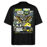 Lugh , Engel, 1st | Blaster, Oversize Bio T-Shirt, Unisex - Schwarz