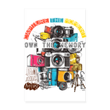 Zarethor, Kamera, 1st | Poster 20x30 cm - Weiß