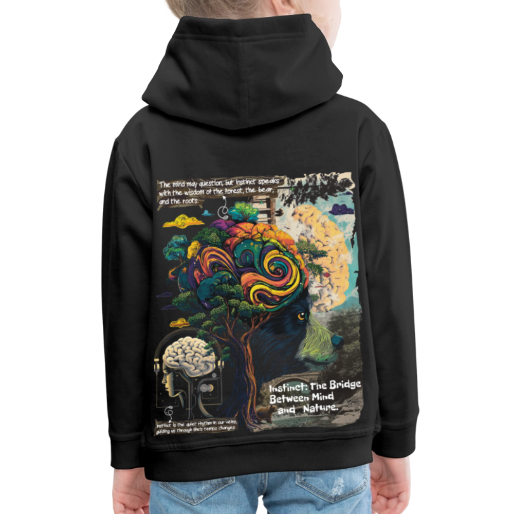 Aphroan, Bär, 1st | Kinder Hoodie - Schwarz