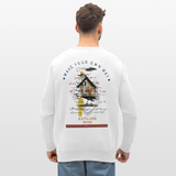 Durnamar, Vogel, 1st | Roller, Unisex Bio-Sweatshirt - Weiß