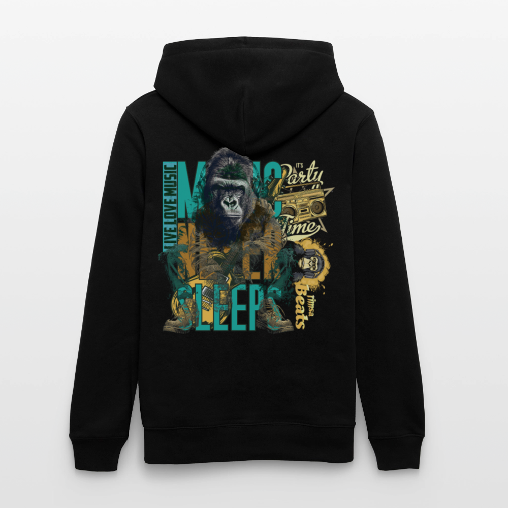 Herakles, Gorilla, 1st | Cruiser, Unisex Bio-Hoodie - Schwarz