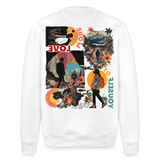 Vaelthorn, Berge, 1st | Roller, Unisex Bio-Sweatshirt - Weiß