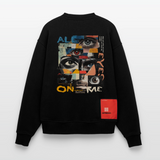 Hachiman, Augen, 1st | Heavyweight Oversized Bio Sweater, Unisex - SOLID BLACK