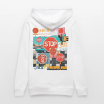 Solvarion, Stopp, 1st | Cruiser, Unisex Bio-Hoodie - Weiß