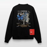 Ravana , Baum, 1st | Heavyweight Oversized Bio Sweater, Unisex - SOLID BLACK