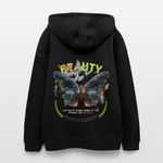 Harith, Schmetterling, 1st | Freshhood, Oversized Unisex Hoodie - Schwarz
