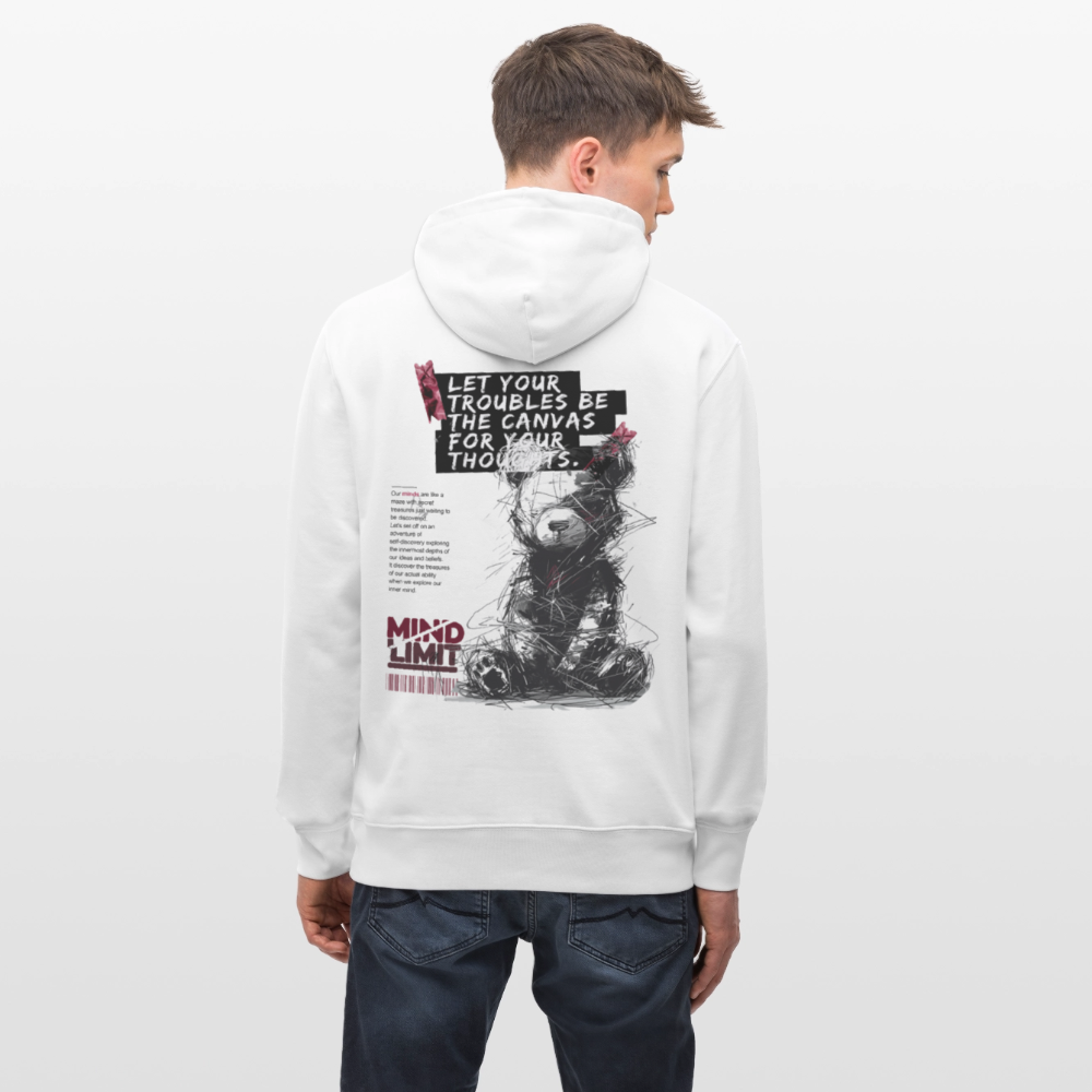 Zentharis, Bär, 1st | Cruiser, Unisex Bio-Hoodie - Weiß