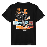 Gulperî, Glühbirne, 1st | Kinder Bio T-Shirt - Schwarz