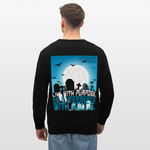 Themisan, Friedhof, 1st | Roller, Unisex Bio-Sweatshirt - Schwarz