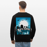 Themisan, Friedhof, 1st | Roller, Unisex Bio-Sweatshirt - Schwarz