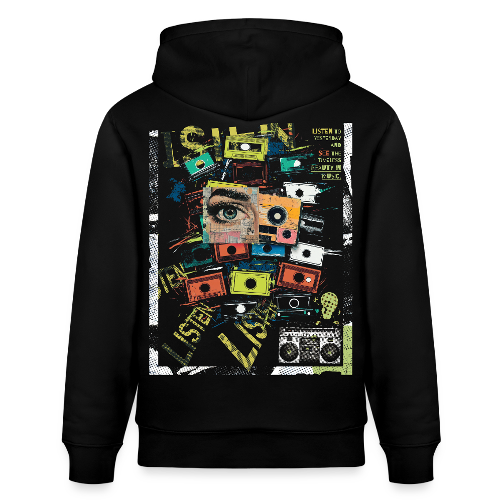 Shahzada, Kassetten, 1st | Cruiser, Unisex Bio-Hoodie - Schwarz