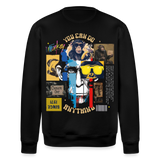 Xurjin, Affe, 1st | Roller, Unisex Bio-Sweatshirt - Schwarz