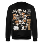 Tezcatlipoca , Hunde & Skelet, 1st | Roller, Unisex Bio-Sweatshirt - Schwarz