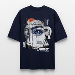 Yuanshi, Auge, 1st | Blaster, Oversize Bio T-Shirt, Unisex - Navy
