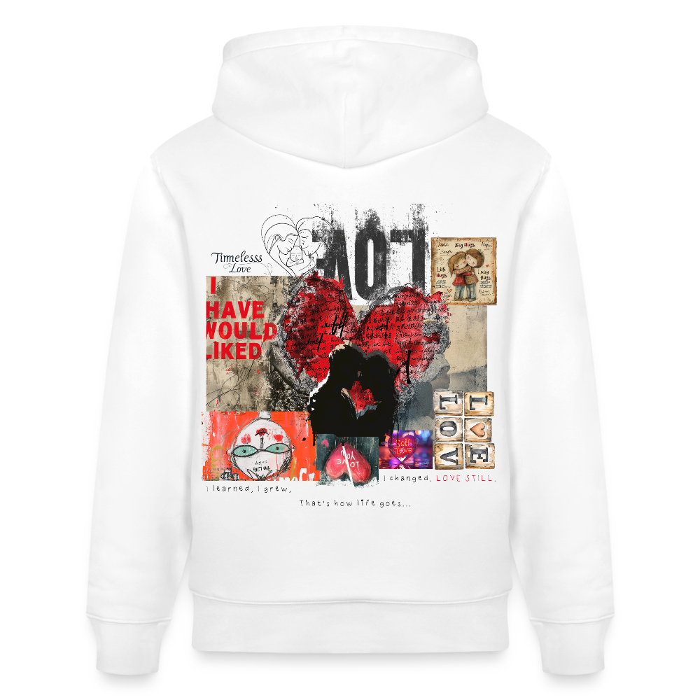 Galevar, Liebe, 1st | Cruiser, Unisex Bio-Hoodie - Weiß