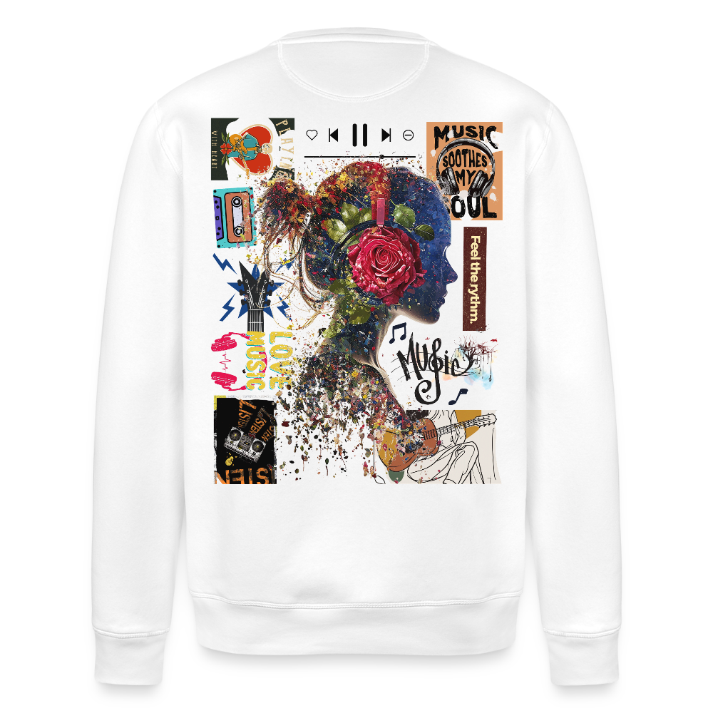 Altairon, Mädchen, 1st | Roller, Unisex Bio-Sweatshirt - Weiß