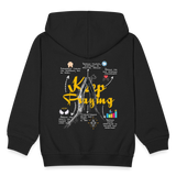 Maian, Beten, 1st | Kinder Zip Hoodie - Schwarz