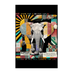 Thanatain, Elefant, 1st | Poster 20x30 cm - Weiß