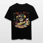 Ruh, Trauben, 1st | Essential, Relaxed Fit Unisex Bio T-Shirt - Schwarz