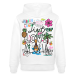 Draevenor, Blumen, 1st | Cruiser, Unisex Bio-Hoodie - Weiß