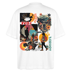 Vaelthorn, Berge, 1st | Blaster, Oversize Bio T-Shirt, Unisex - Weiß