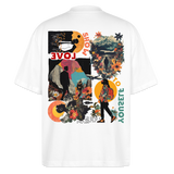 Vaelthorn, Berge, 1st | Blaster, Oversize Bio T-Shirt, Unisex - Weiß