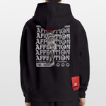 Zeusun, Rose, 1st | Heavyweight Oversized Bio Hoodie, Unisex - SOLID BLACK