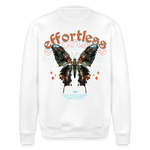 Galaxion, Schmetterling, 1st | Roller, Unisex Bio-Sweatshirt - Weiß
