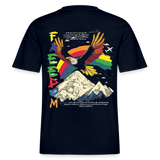 Susanoo, Adler, 1st | Essential, Relaxed Fit Unisex Bio T-Shirt - Navy