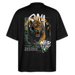 Demeter, Tiger, 1st | Blaster, Oversize Bio T-Shirt, Unisex - Schwarz