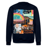 Nyxaris, Windmühle, 1st | Roller, Unisex Bio-Sweatshirt - Navy
