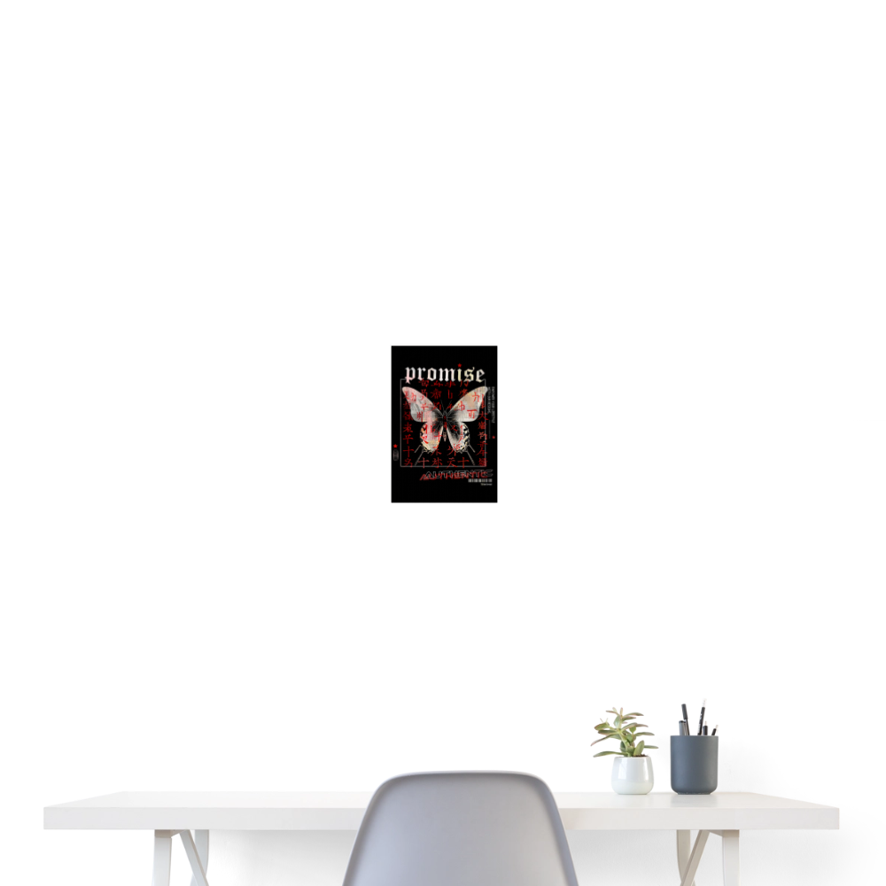 Xurmus, Schmetterling, 1st | Poster 20x30 cm - Weiß
