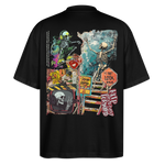 Tangaroa , Skelet, 1st | Blaster, Oversize Bio T-Shirt, Unisex - Schwarz
