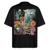 Tangaroa , Skelet, 1st | Blaster, Oversize Bio T-Shirt, Unisex - Schwarz