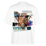 Celestaris, Schmetterling, 1st | Blaster, Oversize Bio T-Shirt, Unisex - Weiß