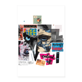 Saturnion, Raabe, 1st | Poster 60x90 cm - Weiß