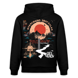 Tiamat , Wandern, 1st | Cruiser, Unisex Bio-Hoodie - Schwarz