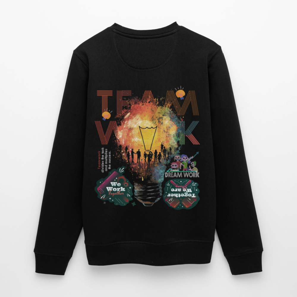Inari, Glühbirne, 1st | Roller, Unisex Bio-Sweatshirt - Schwarz