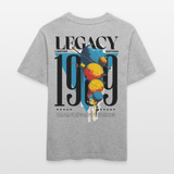 Aegirion, Planeten, 1st | Essential, Relaxed Fit Unisex Bio T-Shirt - Grau meliert